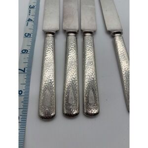 *1847 Rogers Silver plate 1916 Heraldic 4- DINNER KNIFE